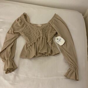 tan altard state sweater- x small